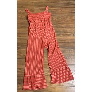 Bellbottom striped‎ romper size small